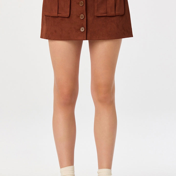 Rust Becky Mini Skirt