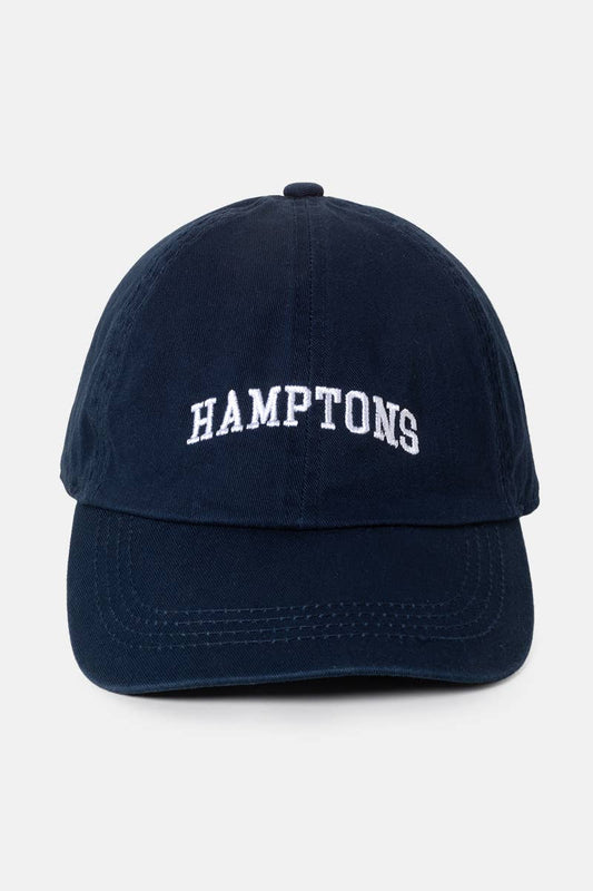 Hamptons Embroidery Hat