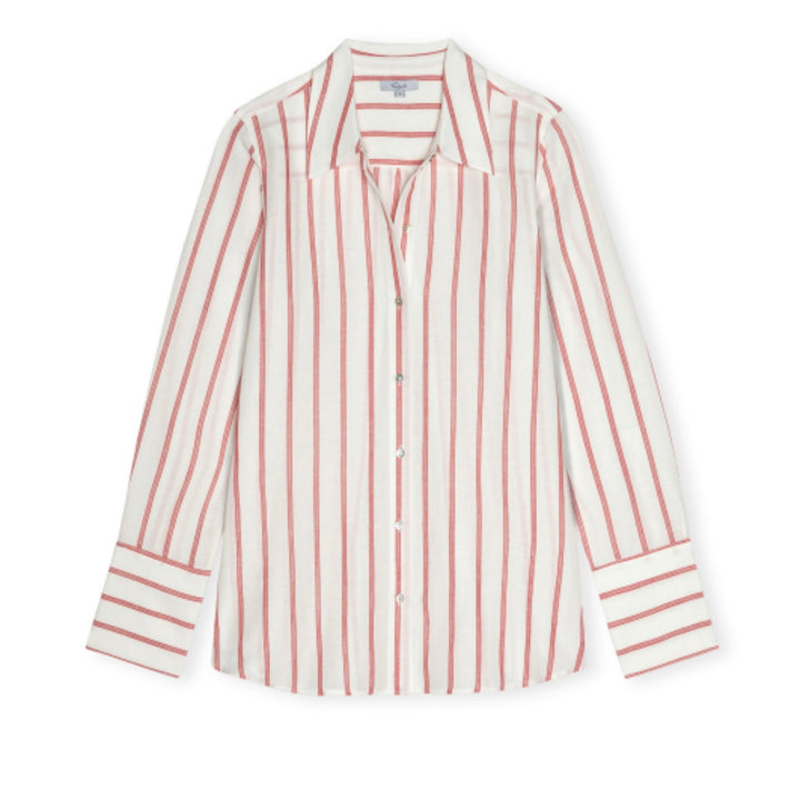 Scarlet Ivory Stripe Knox Shirt