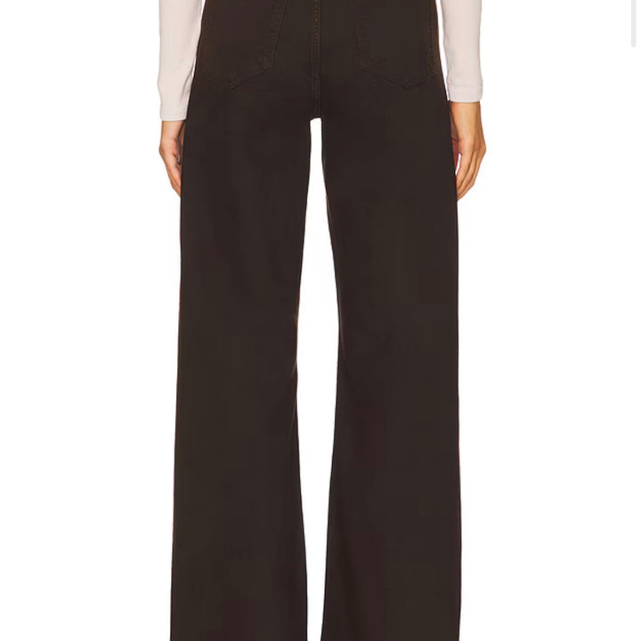 Mocha Penny High Rise Wide Leg Jean