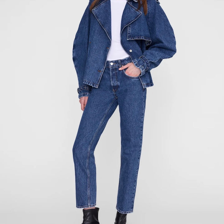 Clean Indigo Pascale Trench