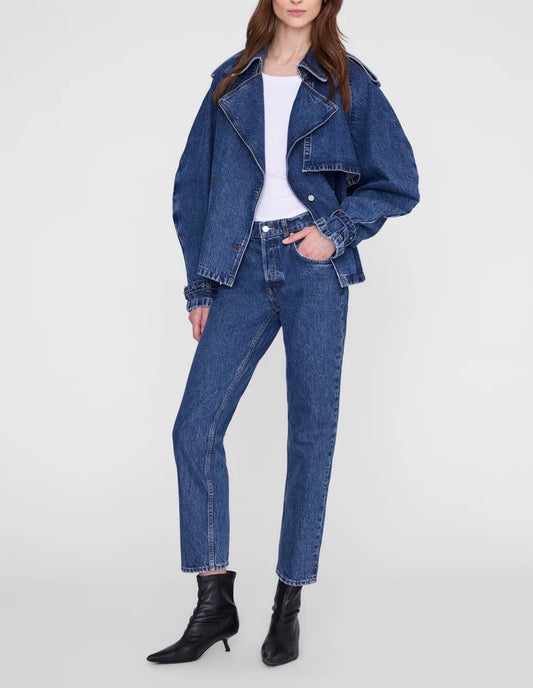 Clean Indigo Pascale Trench