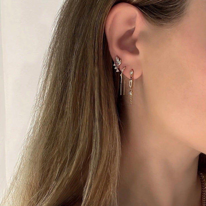 Gabby Marquise Dangle Studs