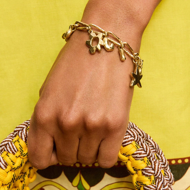 Gold Calypso Charm Bracelet