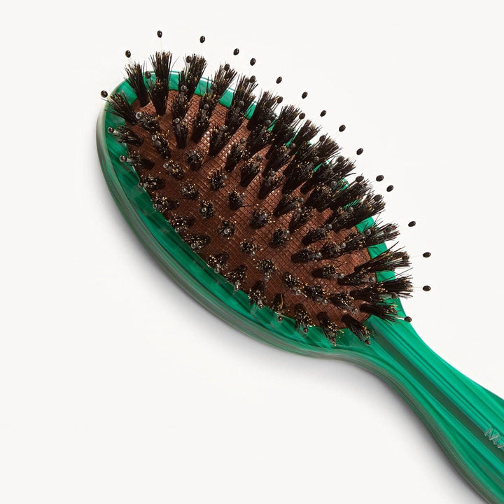 Malachite Travel Hair Brush