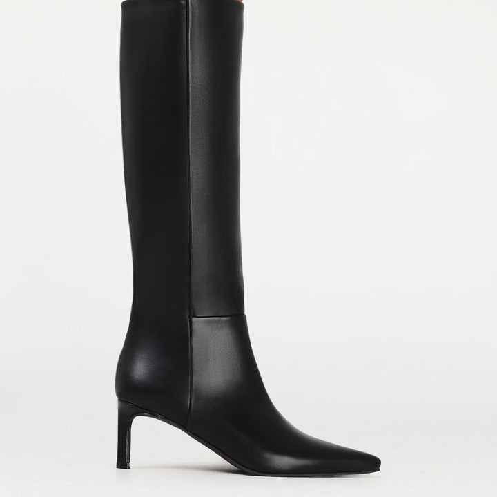 Black Jaelyn Leather Boot