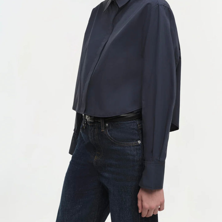 Midnight Renata Cropped Shirt