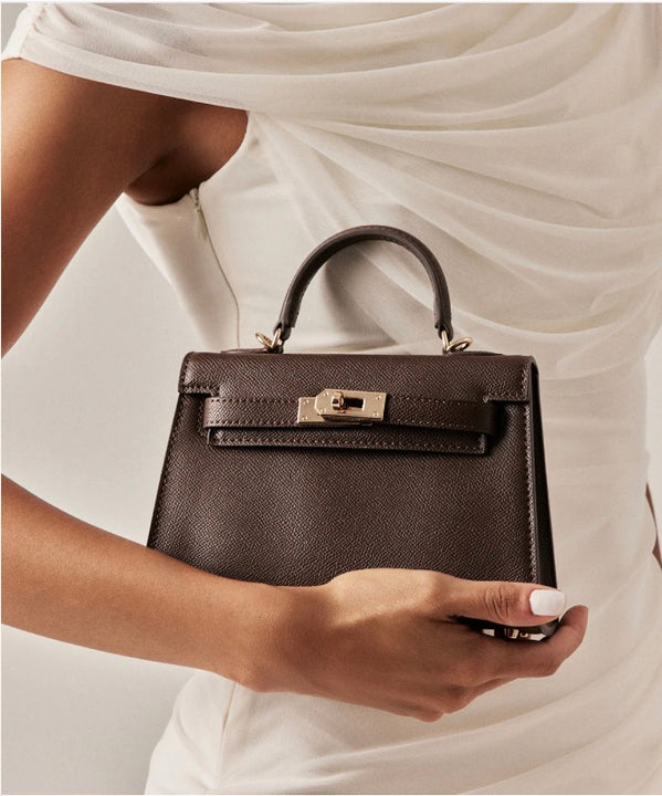 Chocolate Hariette Handbag