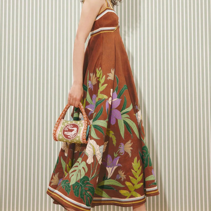 Chocolate Alfie Twist Sundress