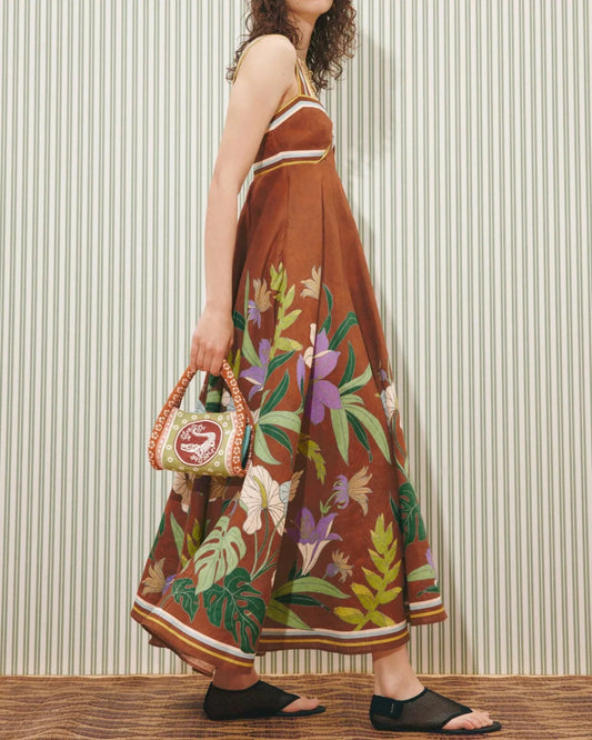 Chocolate Alfie Twist Sundress