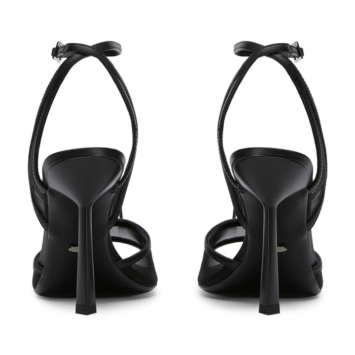 Miley Black Nylon Heel