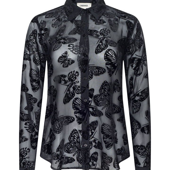 Black Butterfly Laurent Blouse