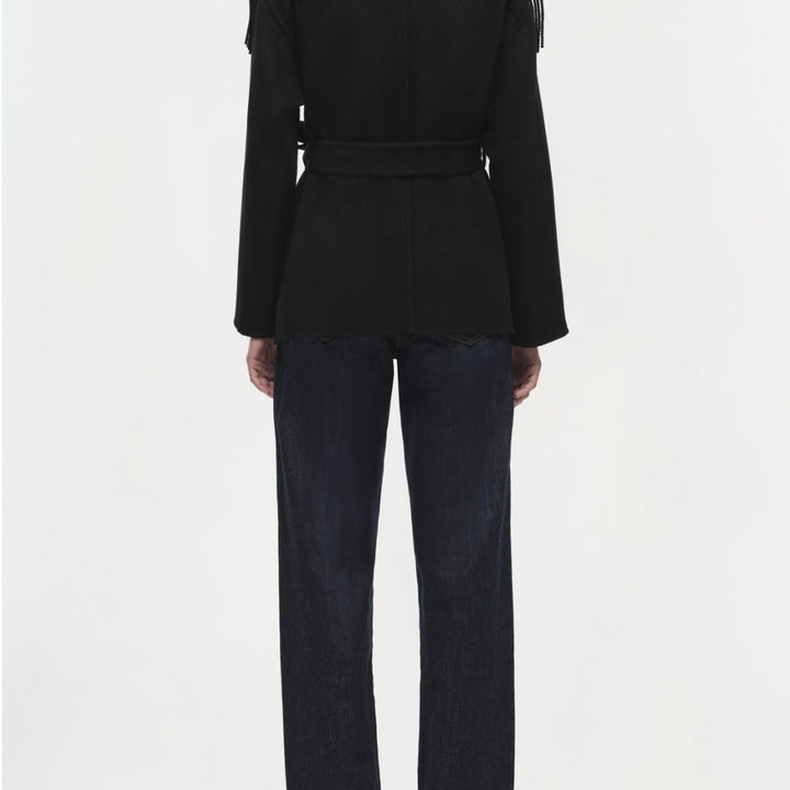 Black Rowen Fringe Jacket