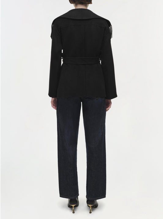 Black Rowen Fringe Jacket