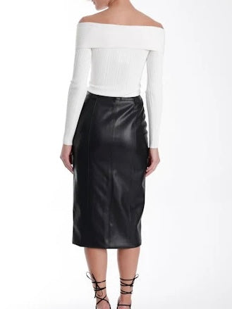 Cream Blair Knit Top