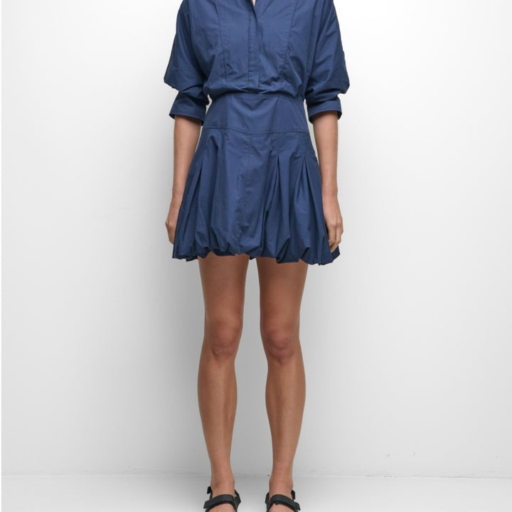 Midnight Effie Bubble Mini Dress