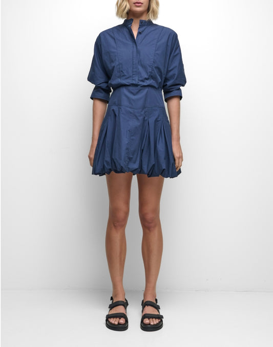 Midnight Effie Bubble Mini Dress
