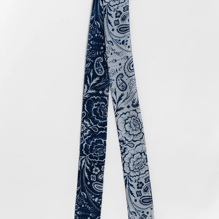 Denim Jean Blues - 100% Silk Lasso