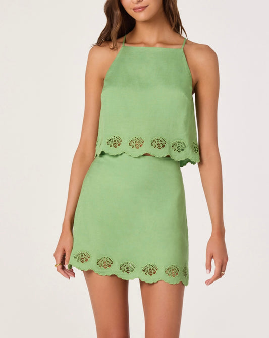Green Taniya Top