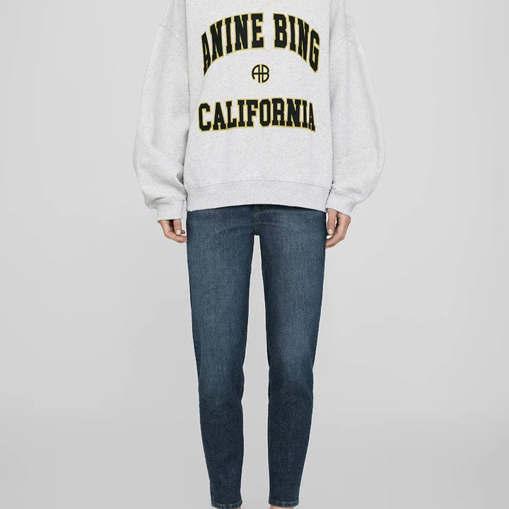 Jaci California Sweatshirt - Heather Grey