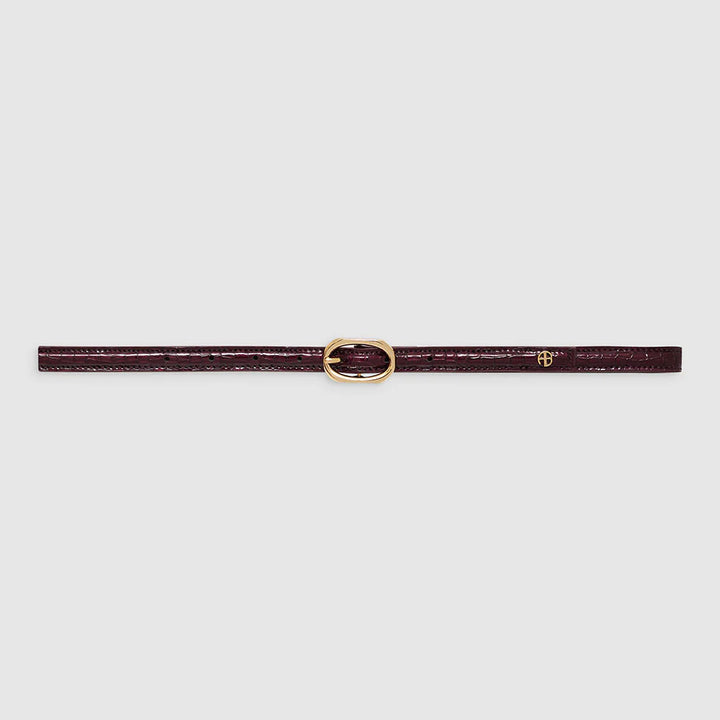 Burgundy Mini Mara Belt