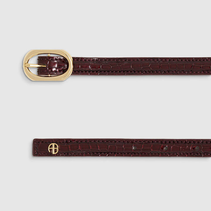 Burgundy Mini Mara Belt