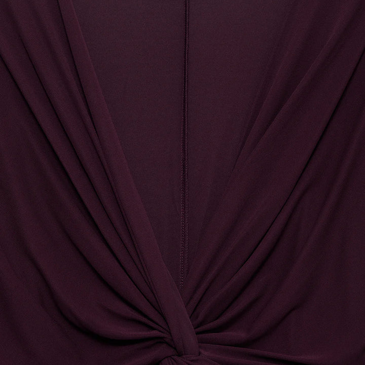 Bordeaux Mathilde Midi Dress