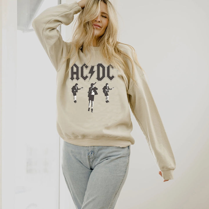 Sand Young ACDC Thrifted Sweatshirt
