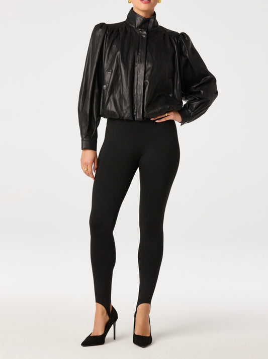 Black Estero Leather Jacket