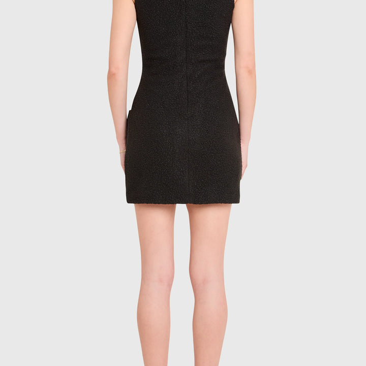 Black Como Mini Dress