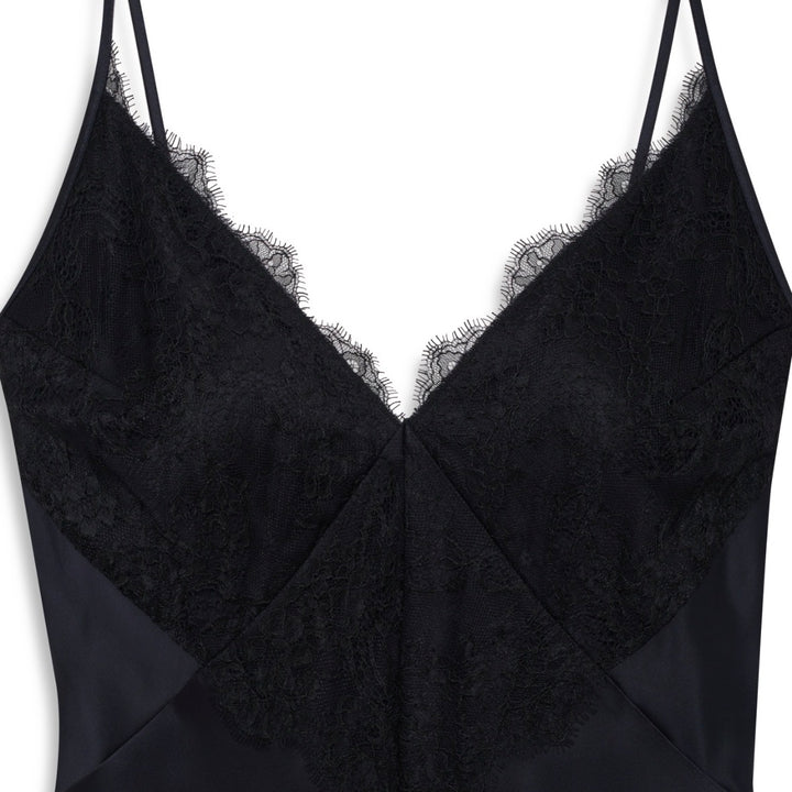 Navy Black Judy Lace Dress