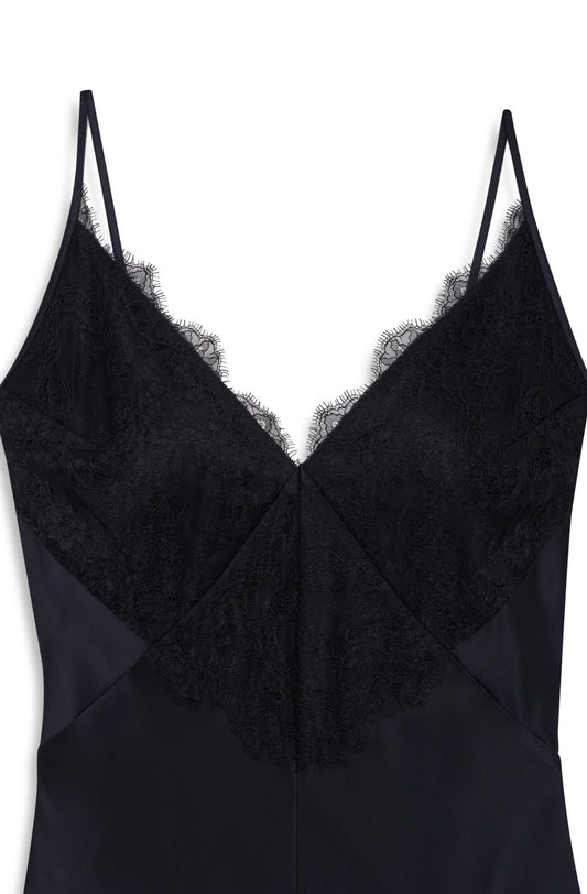 Navy Black Judy Lace Dress