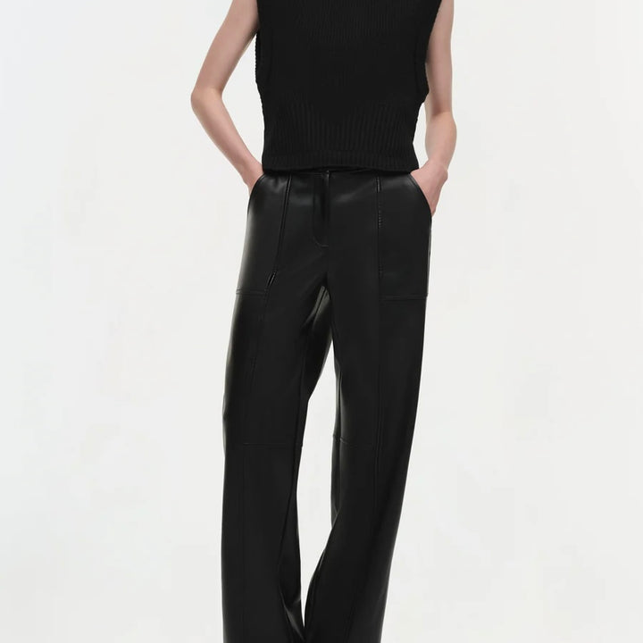 Black Maple Wool Cashmere Top
