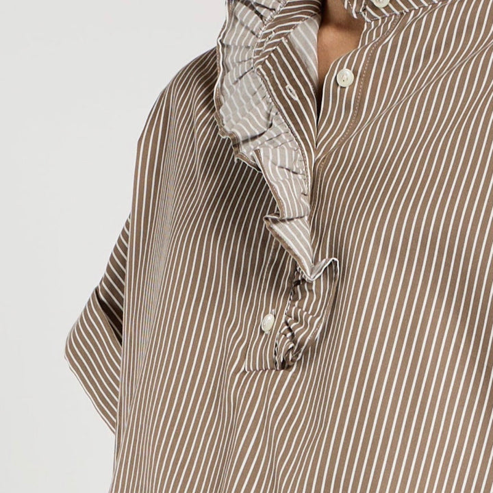 Chocolate Stripe Mabel Top