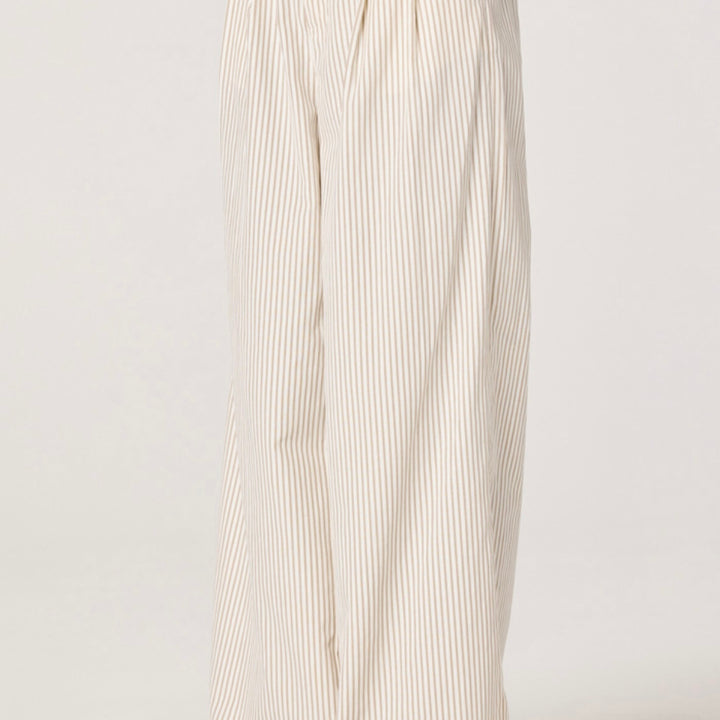 Brown Stripe Neha Pants