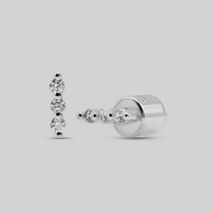 Trio Sparkle Studs