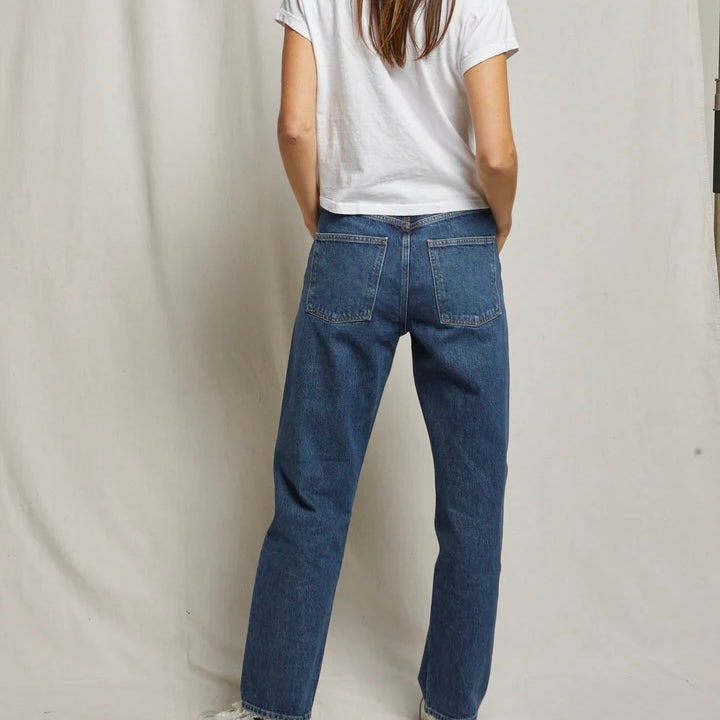 White Alani V-Neck Tee