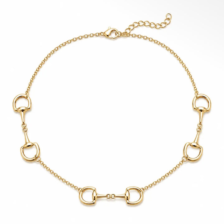 Polo Link Horse Bit Necklace