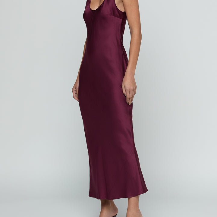 Merlot Red Akiya Tank Dress