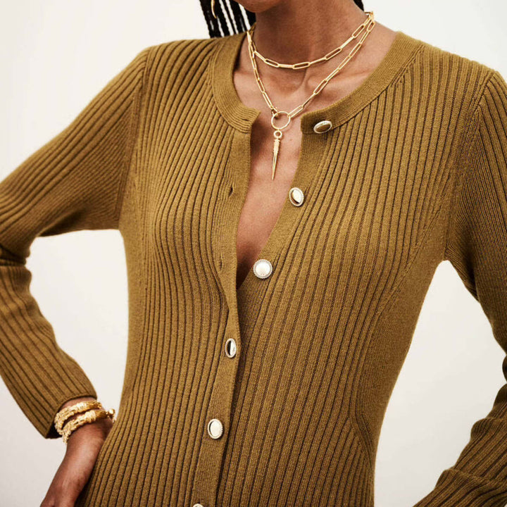 Bronze Anisa Midi Dress