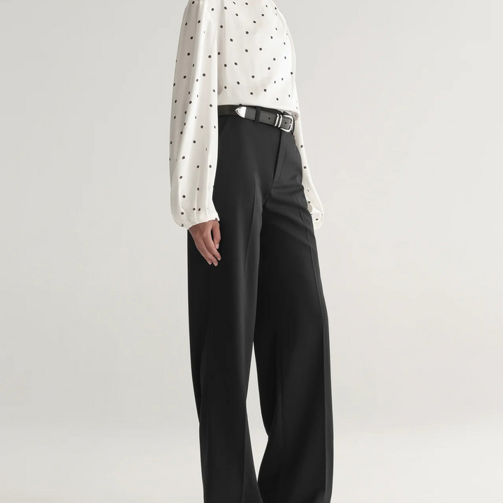 Cream Polka Dot Blaire Top