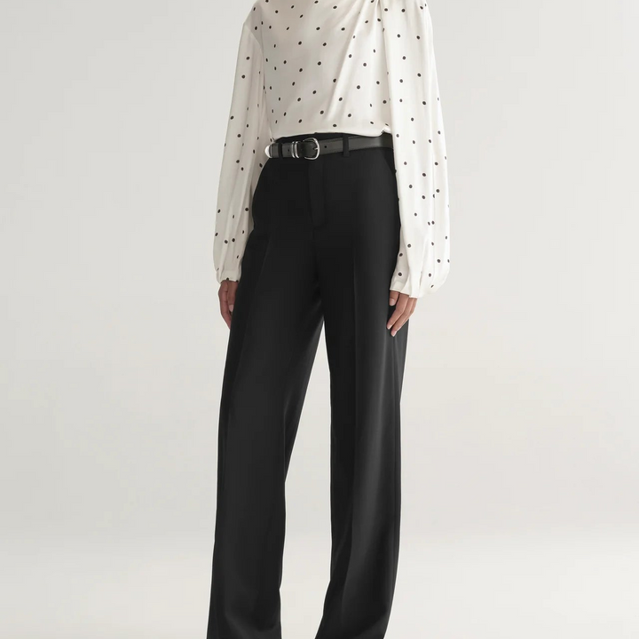 Cream Polka Dot Blaire Top