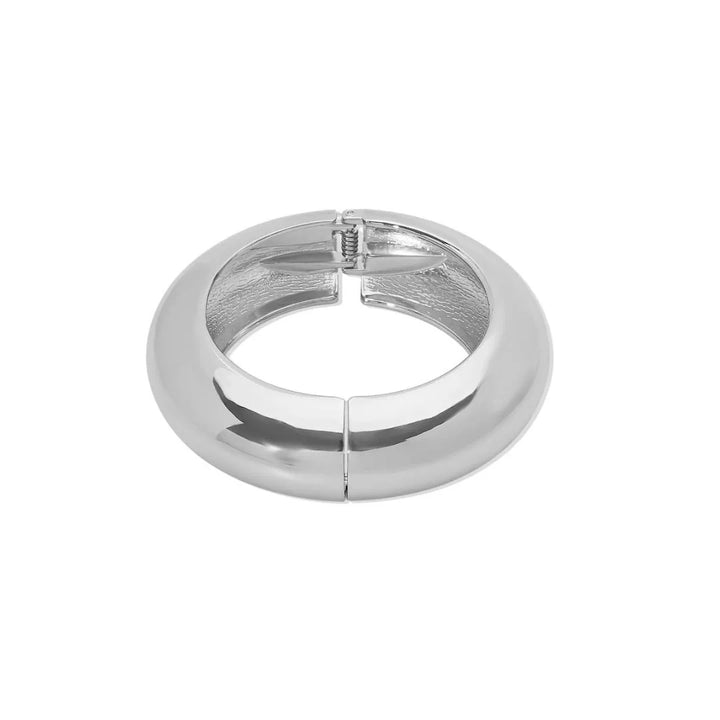Large Rounded Bangle Bracelet