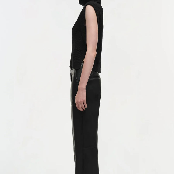 Black Maple Wool Cashmere Top
