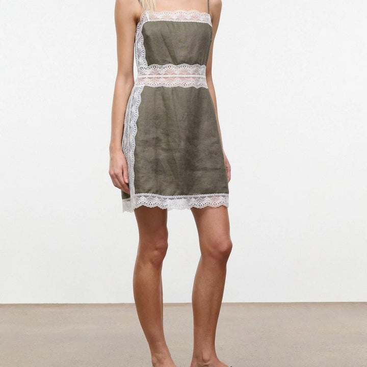 Thyme Amalina Linen Mini Dress