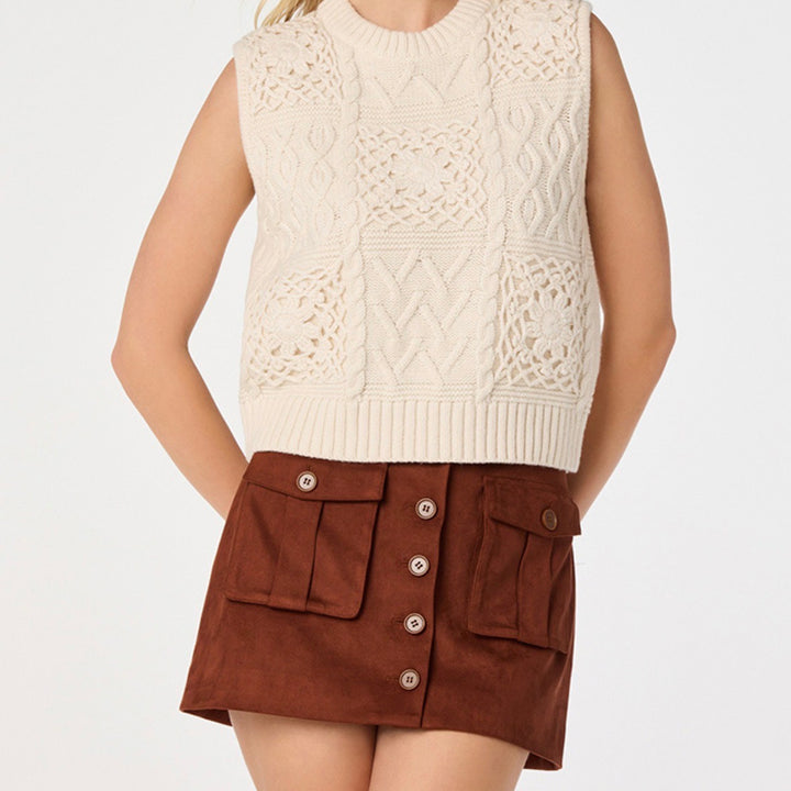 Rust Becky Mini Skirt
