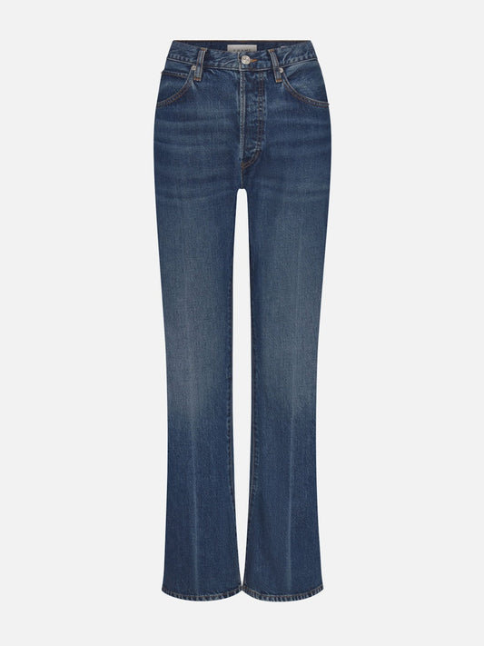 The Lax High Rise Flare Denim
