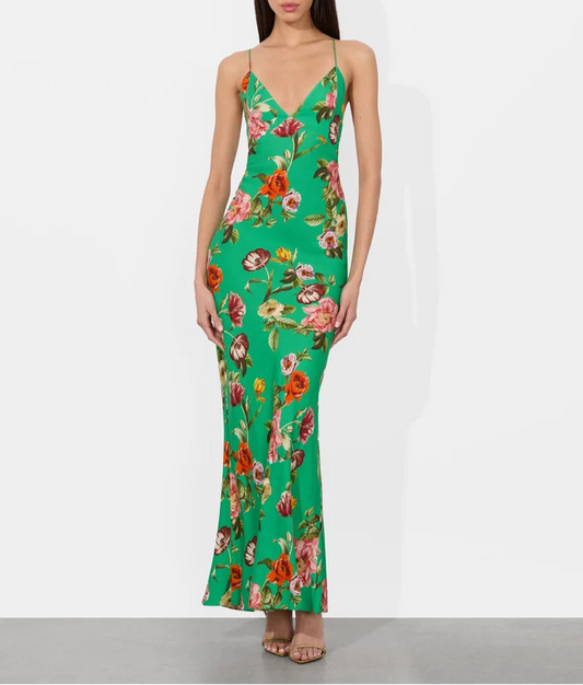 Loma Hamptons Floral Maxi Dress
