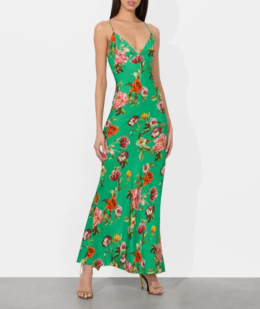 Loma Hamptons Floral Maxi Dress