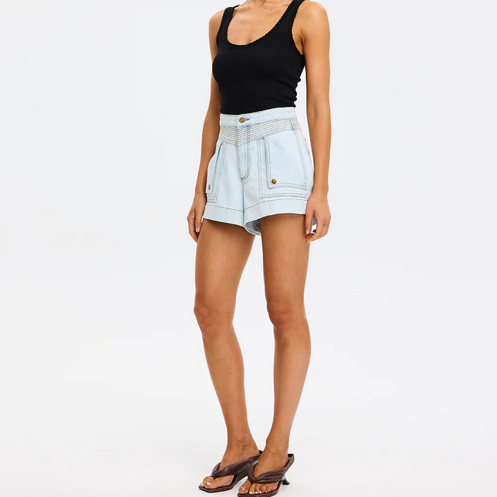 Pale Indigo Celene Denim Short